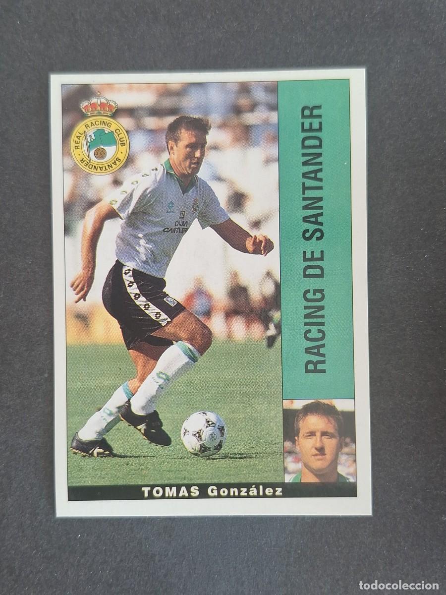 Fu&szlig;ball-Sticker: L2 TOMAS RACING DE SANTANDER PANINI LIGA 1995 1996 95 96 NUNCA PEGADO SIN PEGAR
