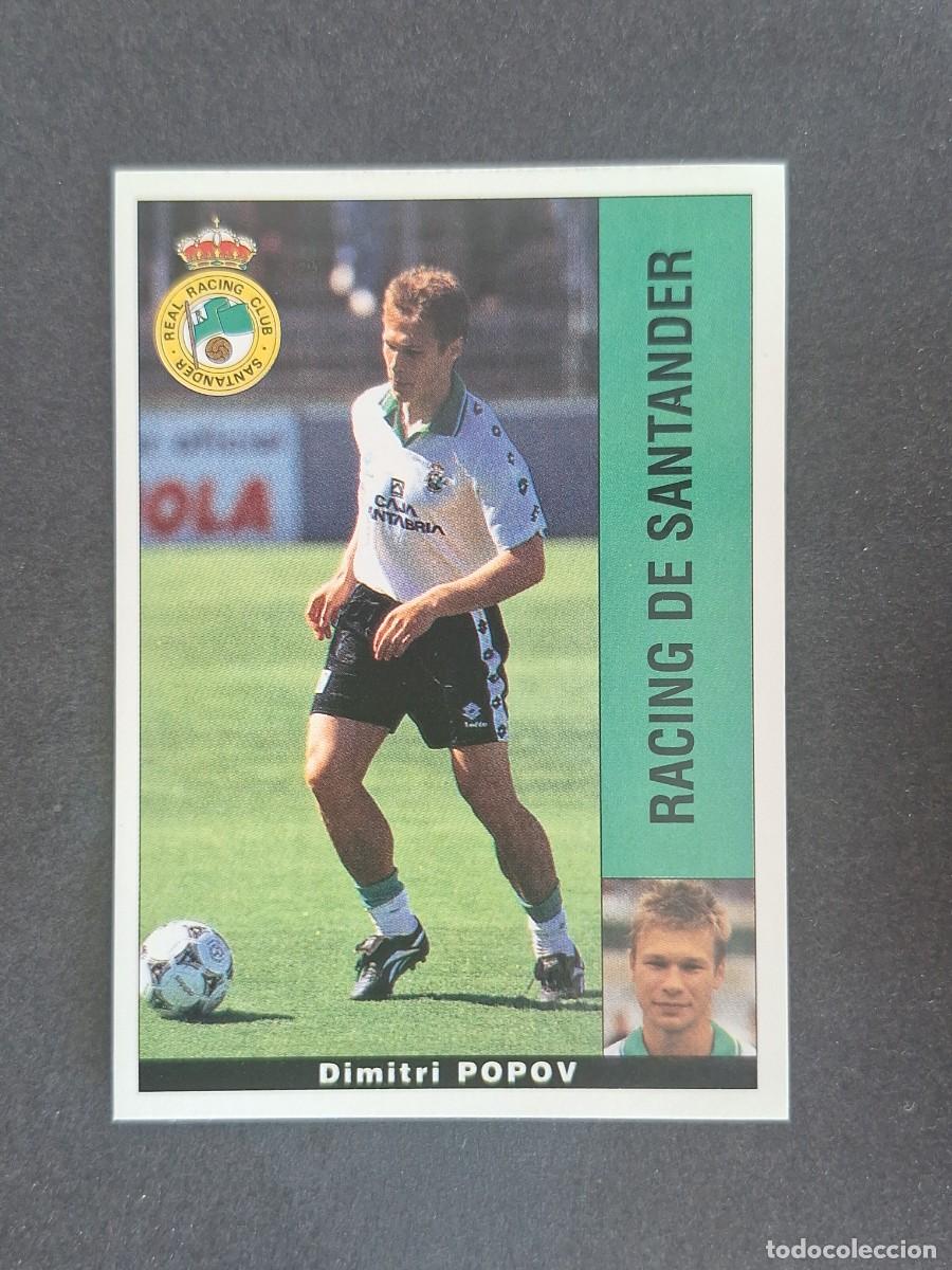 Fu&szlig;ball-Sticker: L2 POPOV RACING DE SANTANDER PANINI LIGA 1995 1996 95 96 NUNCA PEGADO SIN PEGAR