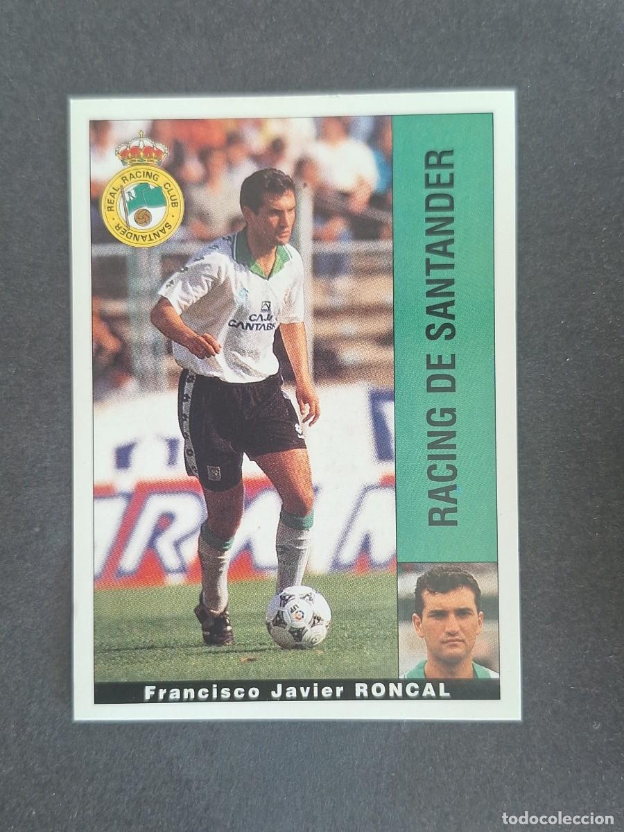 Fu&szlig;ball-Sticker: L2 RONCAL RACING DE SANTANDER PANINI LIGA 1995 1996 95 96 NUNCA PEGADO SIN PEGAR