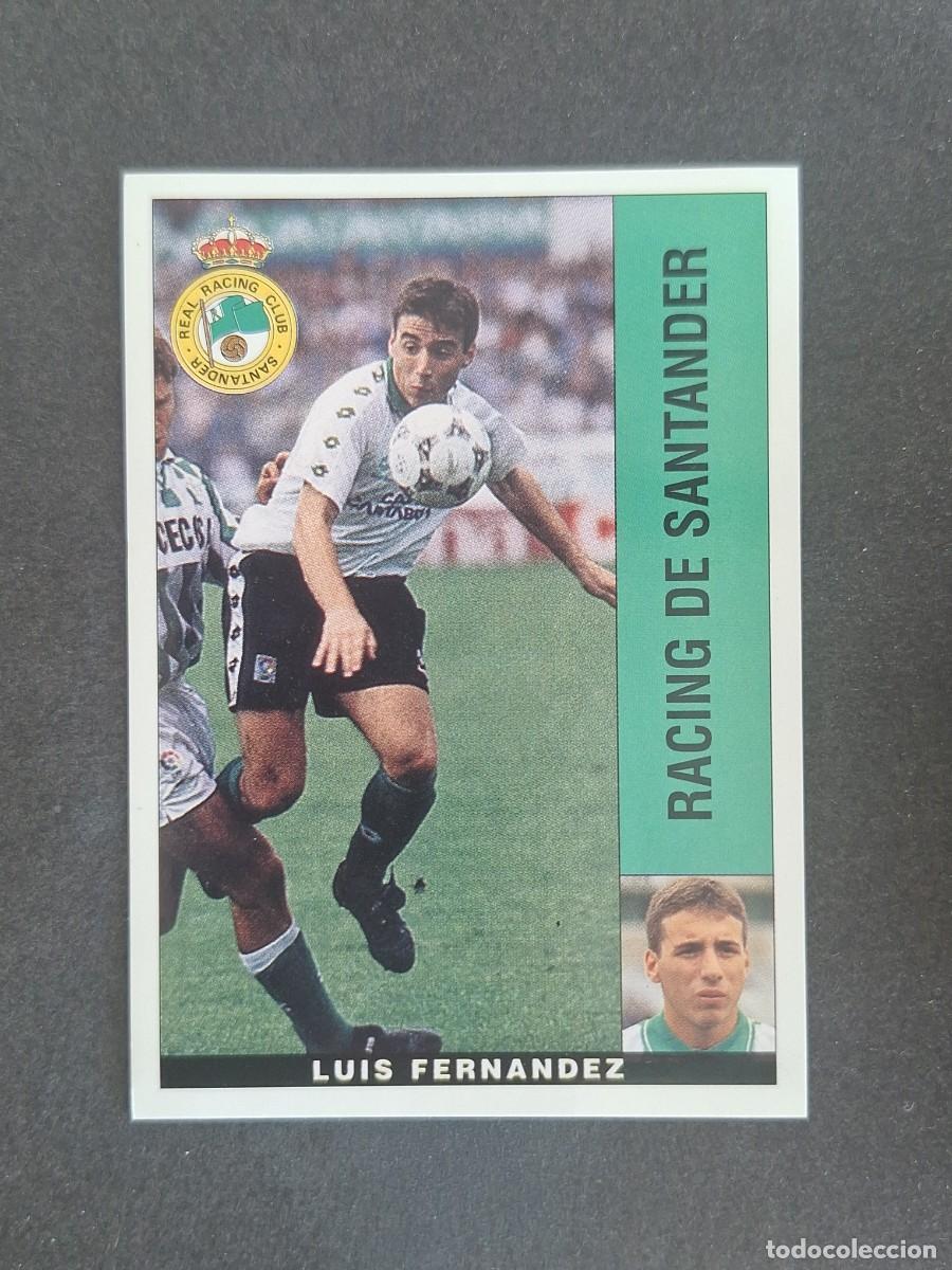 Fu&szlig;ball-Sticker: L2 LUIS FERNANDEZ RACING DE SANTANDER PANINI LIGA 1995 1996 95 96 NUNCA PEGADO SIN PEGAR