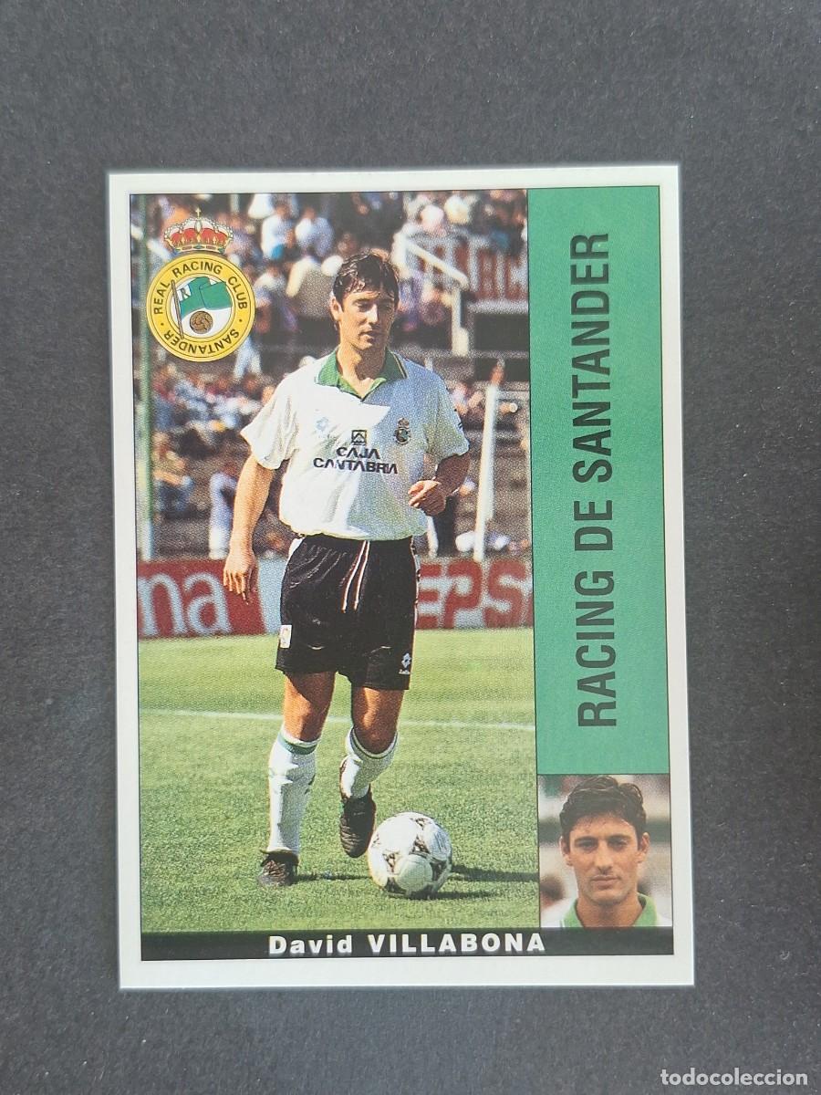 Cromos de f&uacute;tbol: L2 VILLABONA RACING DE SANTANDER PANINI LIGA 1995 1996 95 96 NUNCA PEGADO SIN PEGAR