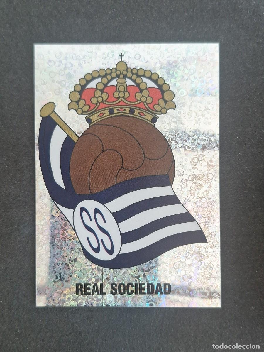 Cromos de f&uacute;tbol: L2 ESCUDO REAL SOCIEDAD PANINI LIGA 1995 1996 95 96 NUNCA PEGADO SIN PEGAR