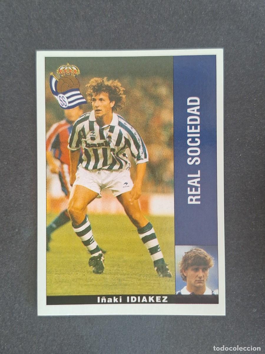 Cromos de f&uacute;tbol: L2 IDIAKEZ REAL SOCIEDAD PANINI LIGA 1995 1996 95 96 NUNCA PEGADO SIN PEGAR