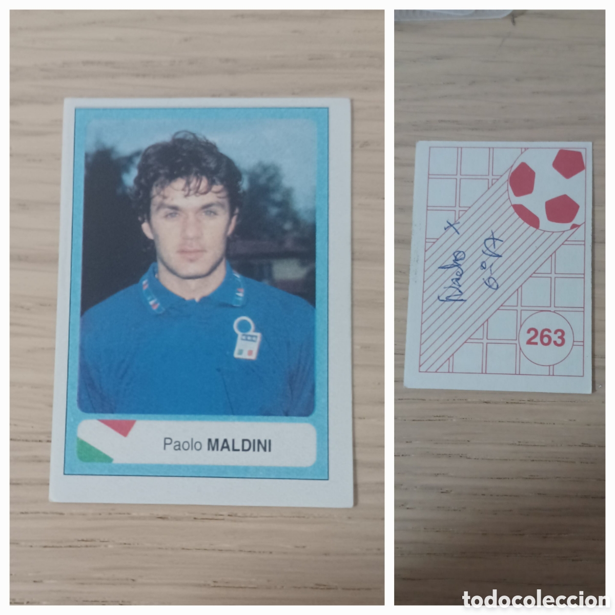 Cromos de f&uacute;tbol: CROMO MALDINI N 263 ITALIA EDICIONES ESTADIO MUNDIAL EEUU 94 SIN PEGAR