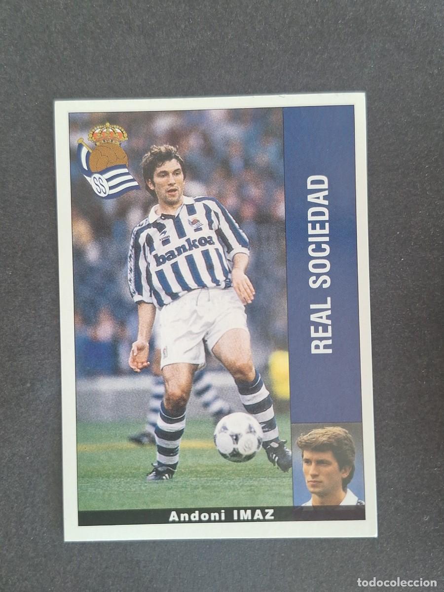 Cromos de f&uacute;tbol: L2 IMAZ REAL SOCIEDAD PANINI LIGA 1995 1996 95 96 NUNCA PEGADO SIN PEGAR