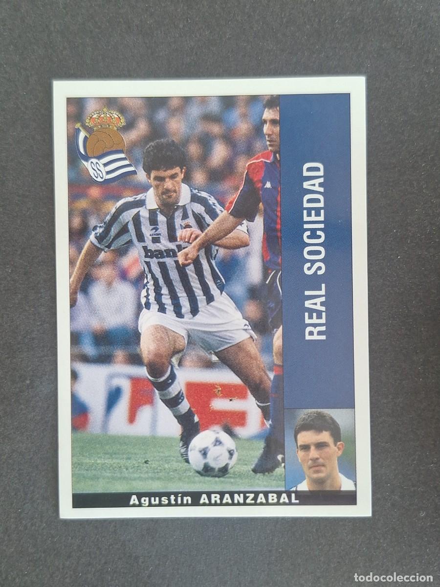Cromos de f&uacute;tbol: L2 ARANZABAL REAL SOCIEDAD PANINI LIGA 1995 1996 95 96 NUNCA PEGADO SIN PEGAR