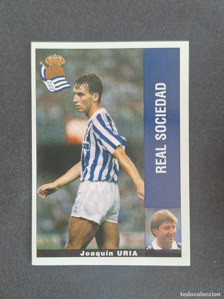 Cromos de f&uacute;tbol: L2 URIA REAL SOCIEDAD PANINI LIGA 1995 1996 95 96 NUNCA PEGADO SIN PEGAR