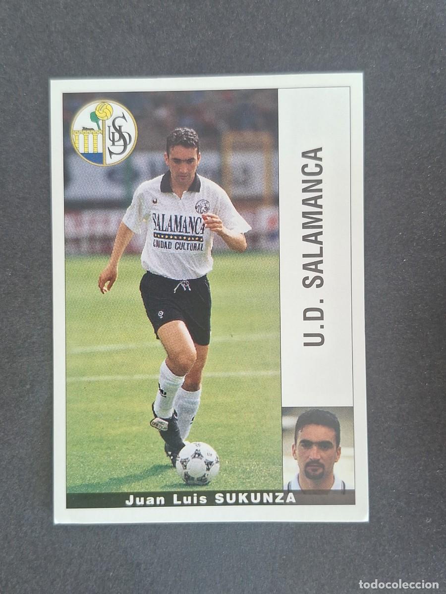 Cromos de f&uacute;tbol: L2 SUKUNZA U. D. SALAMANCA PANINI LIGA 1995 1996 95 96 NUNCA PEGADO SIN PEGAR