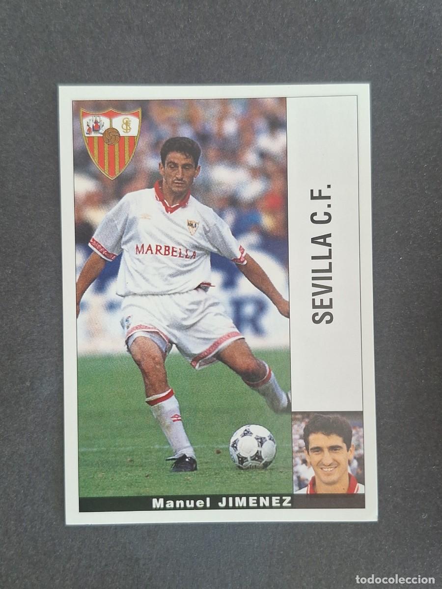 Cromos de f&uacute;tbol: L2 JIMENEZ SEVILLA C. F. PANINI LIGA 1995 1996 95 96 NUNCA PEGADO SIN PEGAR