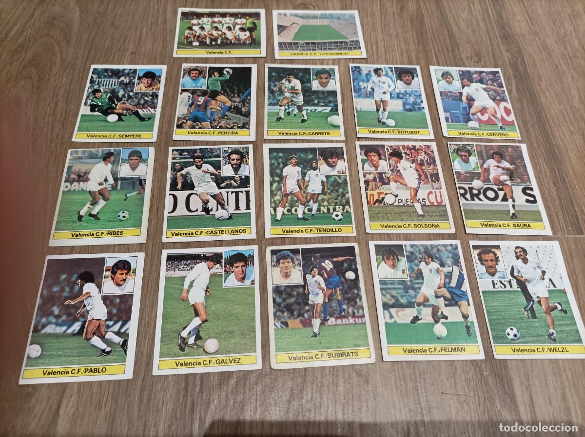 Cromos de f&uacute;tbol: LOTE 17 CROMOS LIGA ESTE 1981 1982 81 82 - RECUPERADOS DE ALBUM