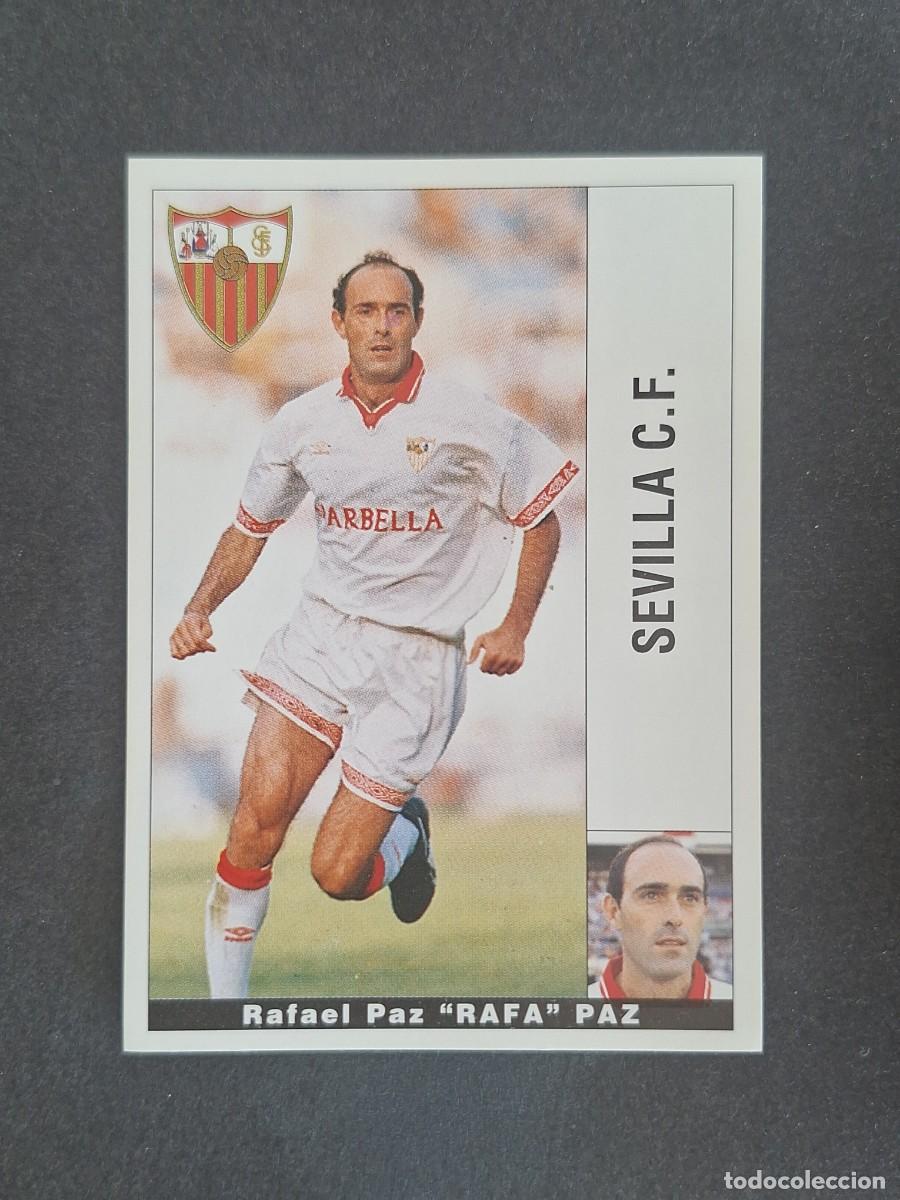 Cromos de f&uacute;tbol: L2 RAFA PAZ SEVILLA C. F. PANINI LIGA 1995 1996 95 96 NUNCA PEGADO SIN PEGAR