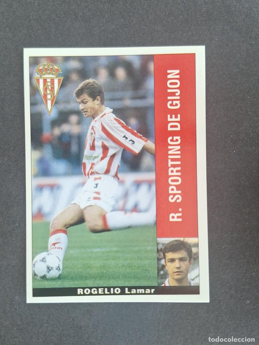 Cromos de f&uacute;tbol: L2 ROGELIO SPORTING DE GIJON PANINI LIGA 1995 1996 95 96 NUNCA PEGADO SIN PEGAR