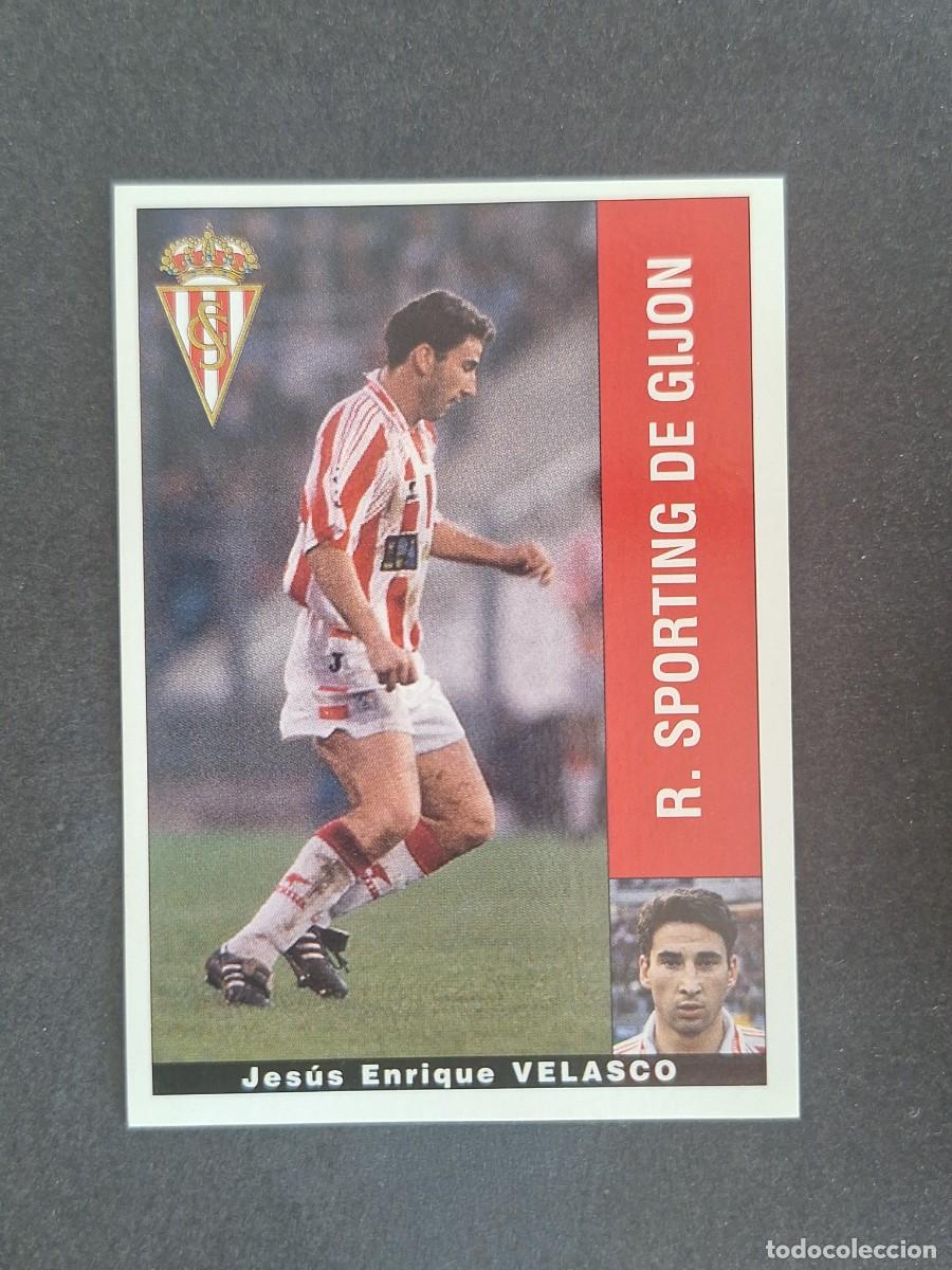 Cromos de f&uacute;tbol: L2 VELASCO SPORTING DE GIJON PANINI LIGA 1995 1996 95 96 NUNCA PEGADO SIN PEGAR
