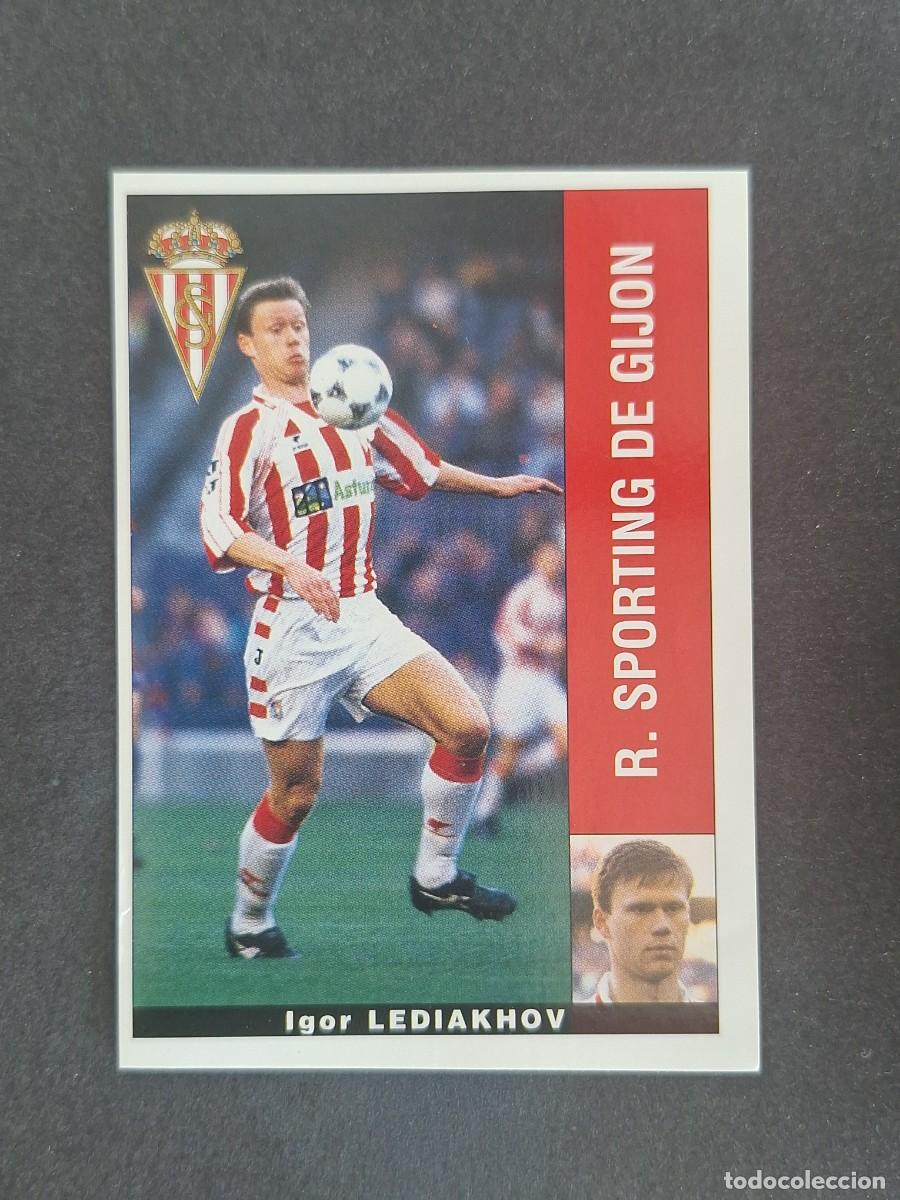 Cromos de f&uacute;tbol: L2 LEDIAKHOV SPORTING DE GIJON PANINI LIGA 1995 1996 95 96 NUNCA PEGADO SIN PEGAR