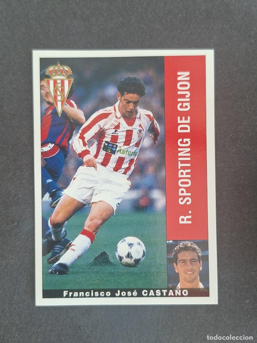 Cromos de f&uacute;tbol: L2 CASTA&Ntilde;O SPORTING DE GIJON PANINI LIGA 1995 1996 95 96 NUNCA PEGADO SIN PEGAR