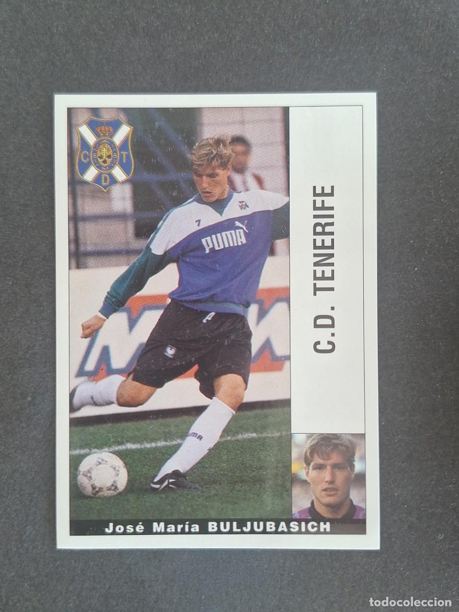 Cromos de f&uacute;tbol: L2 BULJUBASICH C. D. TENERIFE PANINI LIGA 1995 1996 95 96 NUNCA PEGADO SIN PEGAR