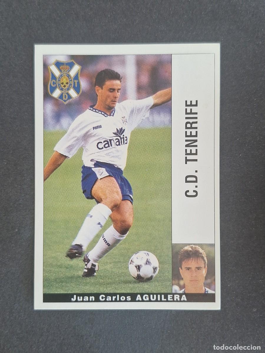 Cromos de f&uacute;tbol: L2 AQUILERA C. D. TENERIFE PANINI LIGA 1995 1996 95 96 NUNCA PEGADO SIN PEGAR