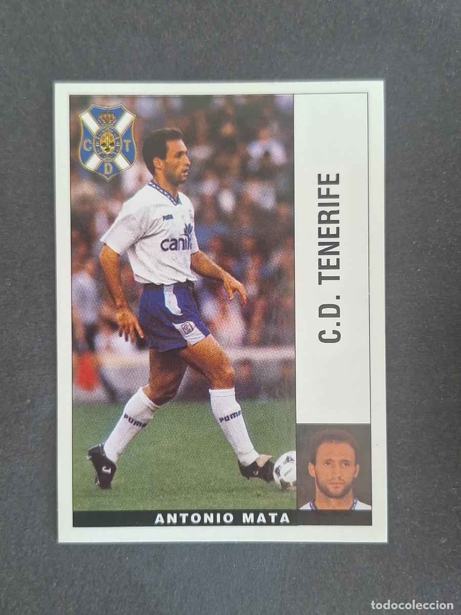 Cromos de f&uacute;tbol: L2 ANTONIO MATA C. D. TENERIFE PANINI LIGA 1995 1996 95 96 NUNCA PEGADO SIN PEGAR