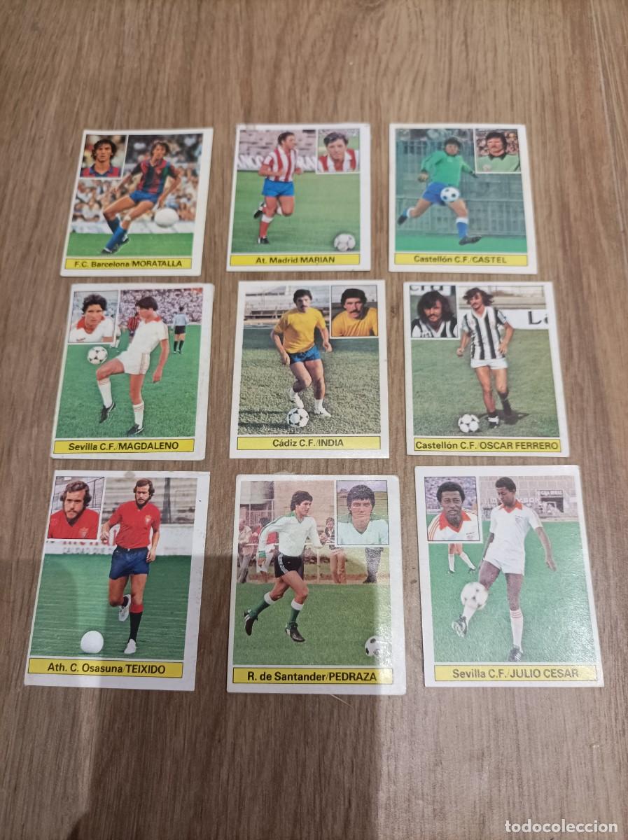 Cromos de f&uacute;tbol: LOTE 12 FICHAJES Y COLOCAS - LIGA ESTE 1981 1982 81 82 - RECUPERADOS DE ALBUM