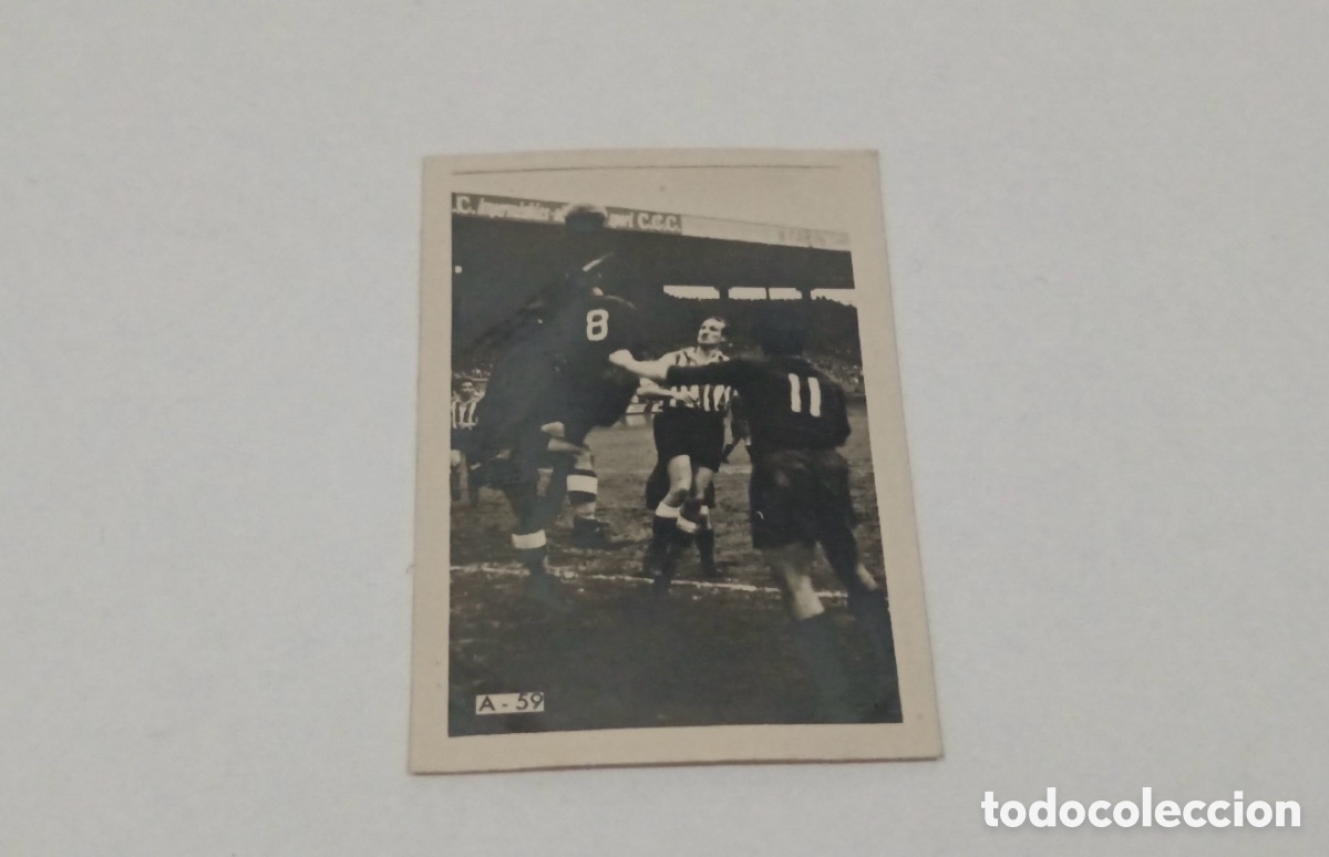 Cromos de f&uacute;tbol: Ben Barek Saso AT Madrid REPORTAJES FOTOGR&Aacute;FICOS TABAY A-59 ABRIL 1948