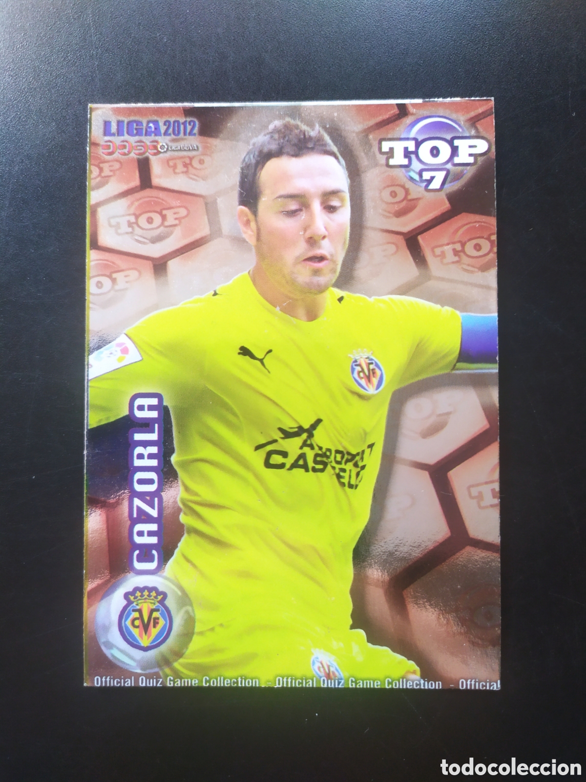 Cromos de f&uacute;tbol: Mundicromo fichas Liga 2011 2012 11 12 Cazorla top brillo rojo n&deg; 597 Villarreal