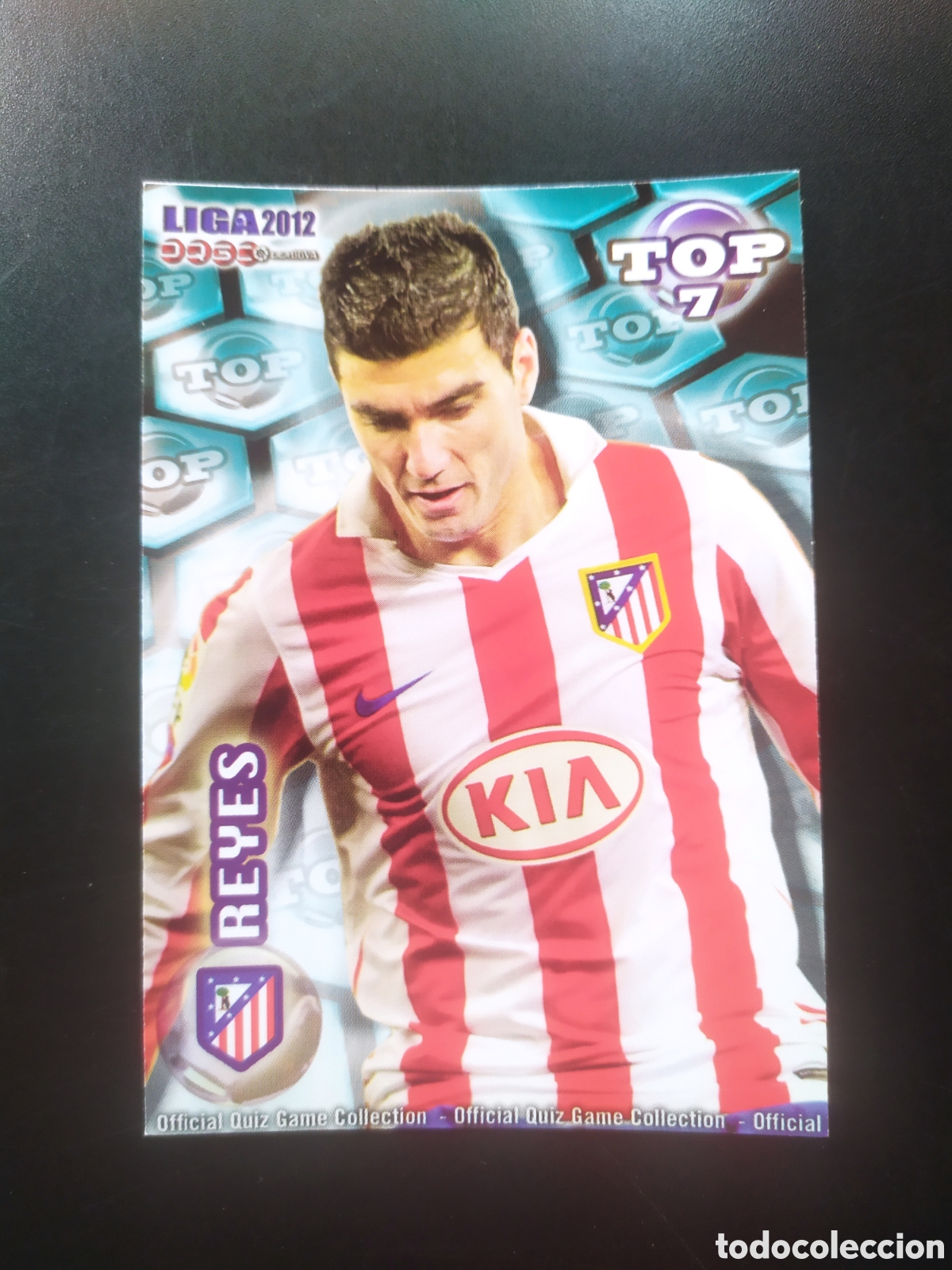 Cromos de f&uacute;tbol: Mundicromo fichas Liga 2011 2012 11 12 Reyes top mate n&deg; 599 Atl&eacute;tico Madrid