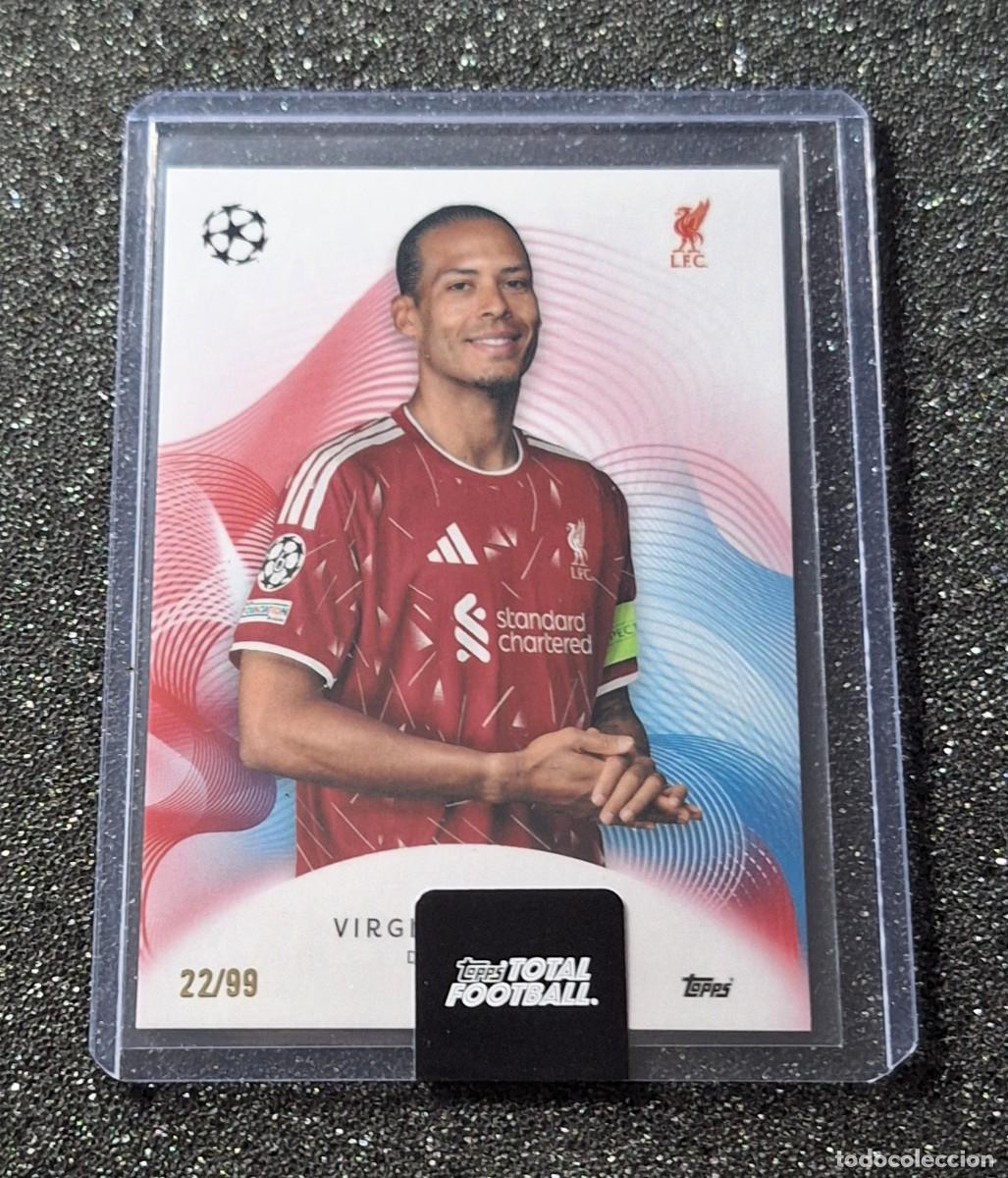Cromos de f&uacute;tbol: Virgil Van Dijk Liverpool Topps Total Football 22/99