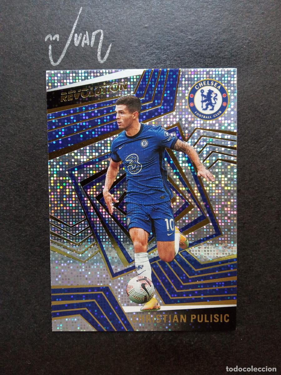 Football Stickers: N&ordm; 58 PARALELA DISCO PULISIC CHELSEA ⚽ PANINI &reg; REVOLUTION PREMIER LEAGUE 2020 2021 20 21 NUEVO