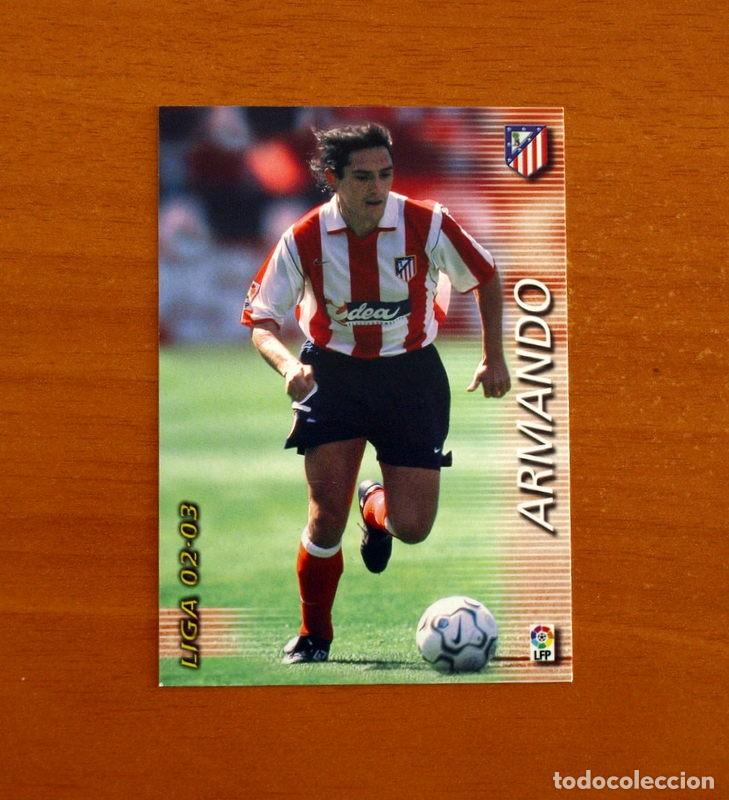 Cromos de f&uacute;tbol: Atl&eacute;tico de Madrid -N&ordm; 39 Armando -Mega Fichas Liga 2002-2003, 02-03 -Megafichas Panini Sports