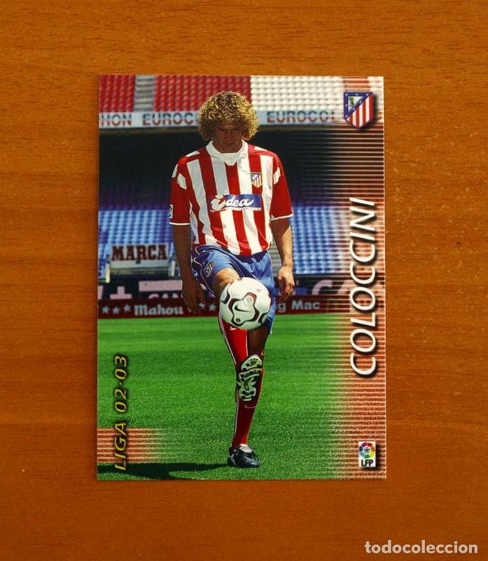 Cromos de f&uacute;tbol: Atl&eacute;tico de Madrid -N&ordm; 43 Coloccini -Mega Fichas Liga 2002-2003, 02-03 -Megafichas Panini Sports