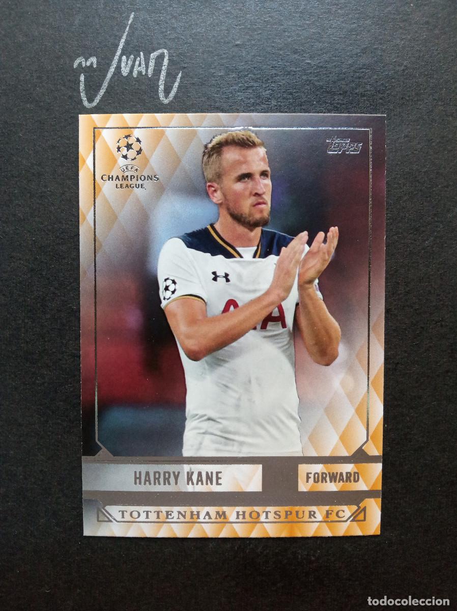 Cromos de f&uacute;tbol: 194 PARALELA ORANGE HARRY KANE TOTTENHAM HOTSPUR ⚽ TOPPS &reg; SHOWCASE UEFA CHAMPIONS 2016 2017 16 17