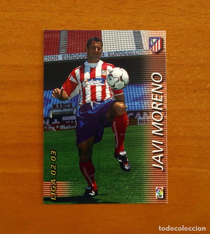 Cromos de f&uacute;tbol: Atl&eacute;tico de Madrid -N&ordm; 54 Javi Moreno -Mega Fichas Liga 2002-2003-02-03 -Megafichas Panini Sports