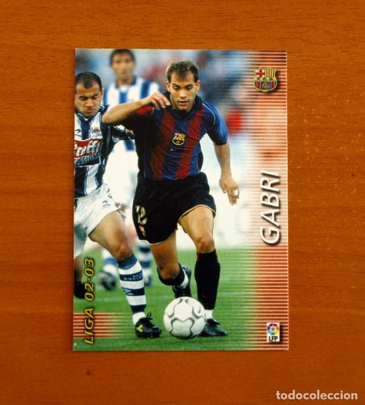 Cromos de f&uacute;tbol: Barcelona -N&ordm; 66 Gabri -Mega Fichas Liga 2002-2003-02-03 -Megafichas Panini Sports