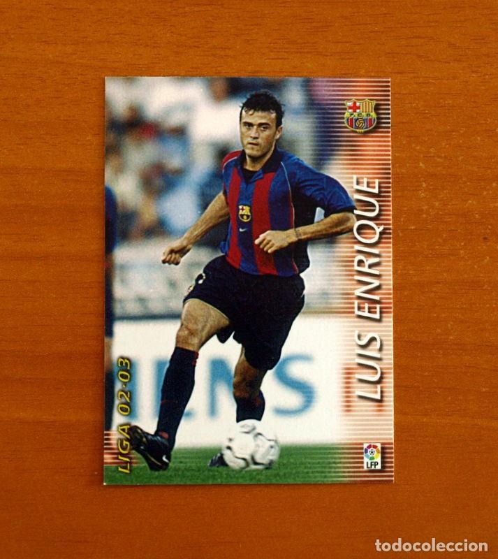 Barcelona -Nº 68 Luis Enrique -Mega Fichas Liga 2002-2003-02-03 -Megafichas Panini Sports