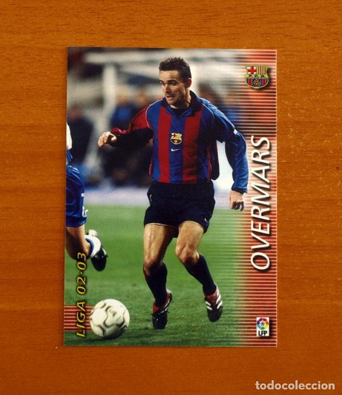 Cromos de f&uacute;tbol: Barcelona -N&ordm; 69 Overmars -Mega Fichas Liga 2002-2003-02-03 -Megafichas Panini Sports
