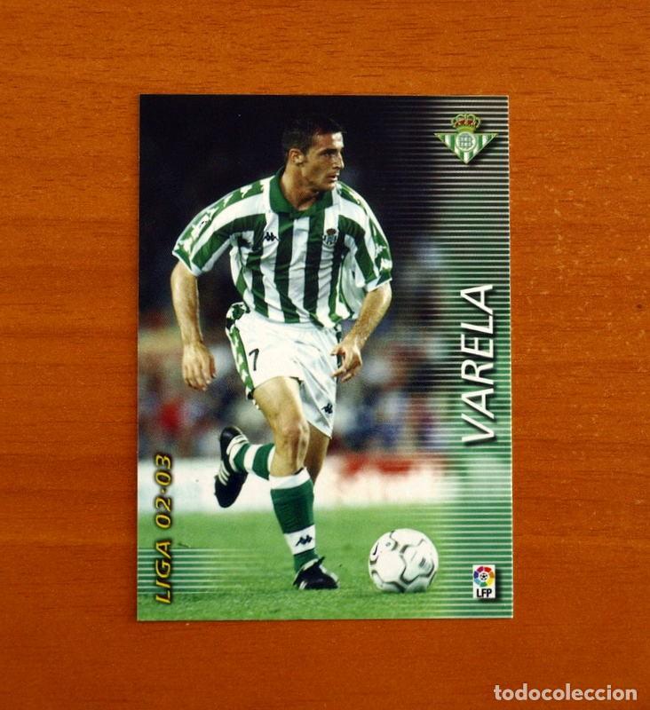 Cromos de f&uacute;tbol: Real Betis -N&ordm; 75 Varela -Mega Fichas Liga 2002-2003-02-03 -Megafichas Panini Sports