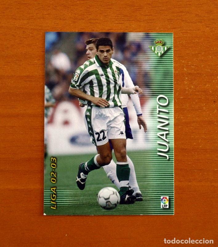 Real Betis -Nº 77 Juanito -Mega Fichas Liga 2002-2003-02-03 -Megafichas Panini Sports