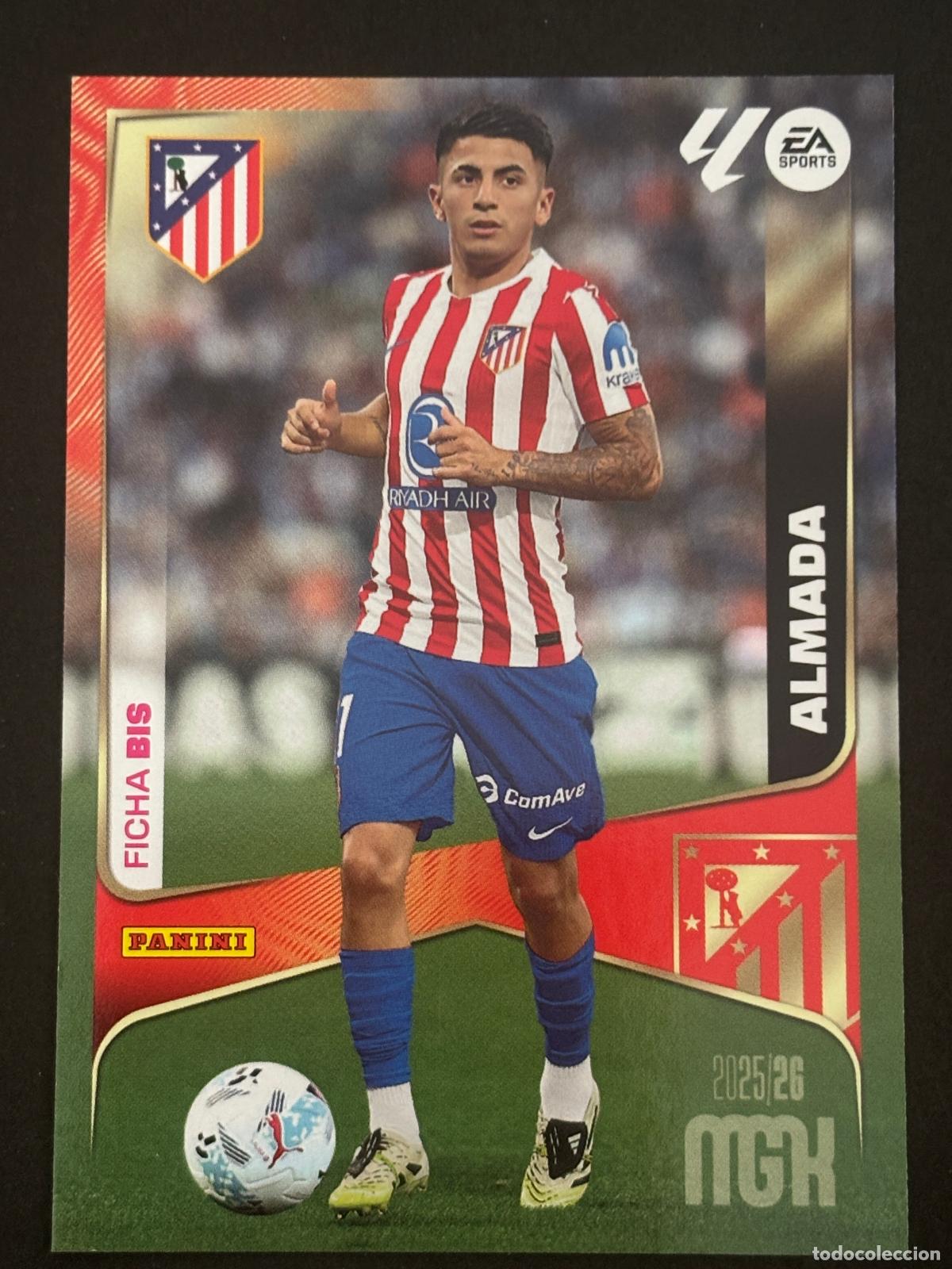 Cromos de f&uacute;tbol: 68BIS ALMADA AT MADRID 2&ordf; EDICI&Oacute;N MEGACRACKS MGK 25-26 2025-2026 PANINI LIGA