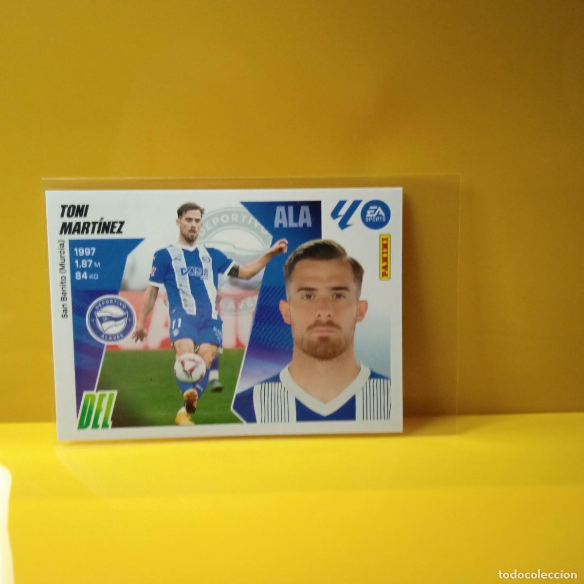 Cromos de f&uacute;tbol: EDICIONES ESTE 2025 2026 25 26 DEPORTIVO ALAV&Eacute;S TONI MART&Iacute;NEZ 18