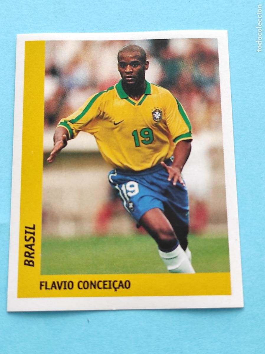 Cromos de f&uacute;tbol: 25 FLAVIO CONCEICAO (BRASIL) - CROMO MUNDIAL FRANCIA 1998 DS FRANCE 98 DSWC98 WORLD CUP