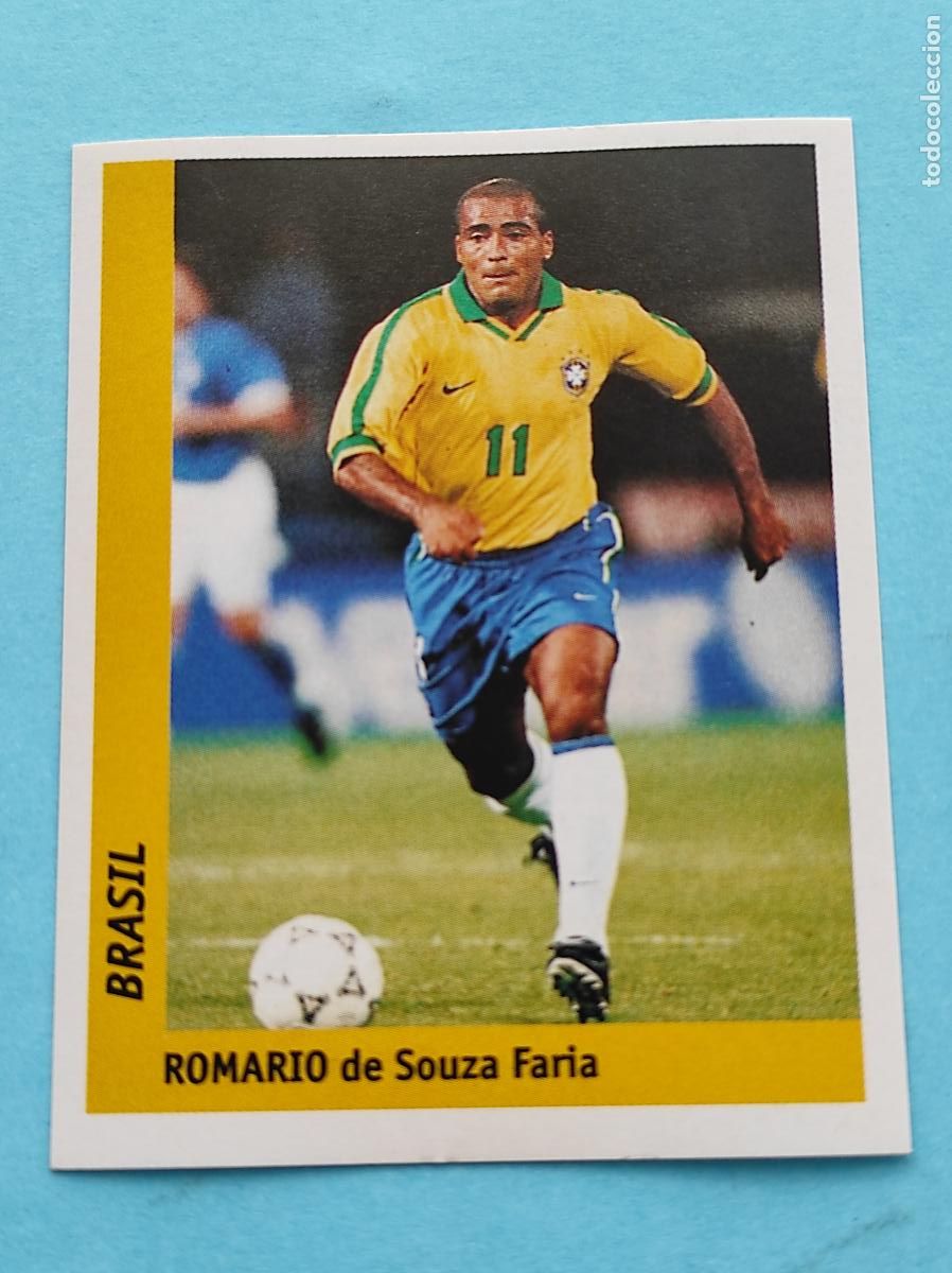 Cromos de f&uacute;tbol: 32 ROMARIO DE SOUZA FARIA (BRASIL) - CROMO MUNDIAL FRANCIA 1998 DS FRANCE 98 DSWC98 WORLD CUP