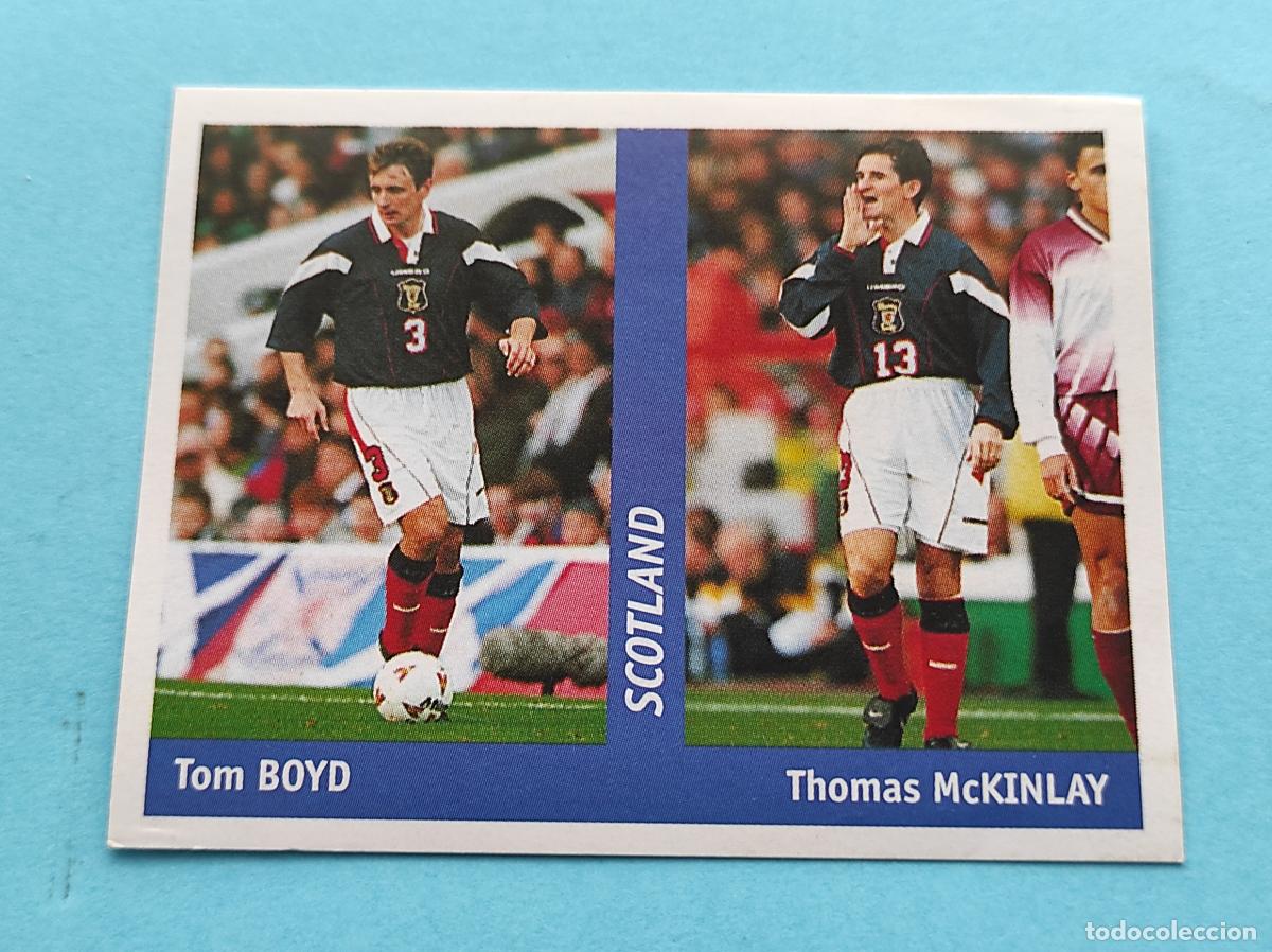Football Stickers: 35 TOM BOYD/THOMAS MCKINLAY (SCOTLAND) - CROMO MUNDIAL FRANCIA 1998 DS FRANCE 98 DSWC98 WORLD CUP