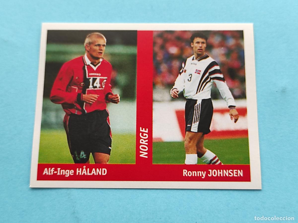 Football Stickers: 42 ALF-INGE HALAND/RONNY JOHNSEN (NORGE) - CROMO MUNDIAL FRANCIA 1998 DS FRANCE 98 DSWC98 WORLD CUP