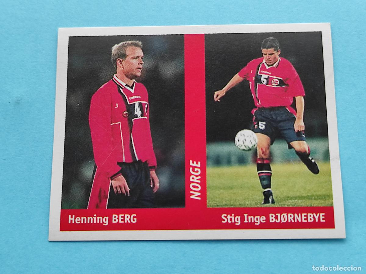 Football Stickers: 43 HENNING BERG/STIG INGE BJORNEBYE (NORGE) - CROMO MUNDIAL FRANCIA 1998 DS FRANCE 98 DSWC98 WORLD C