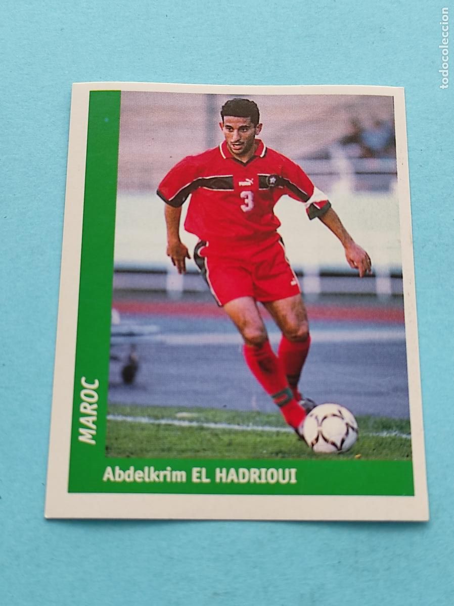 Football Stickers: 50 ABDELKRIM EL HADRIOUI (MAROC) - CROMO MUNDIAL FRANCIA 1998 DS FRANCE 98 DSWC98 WORLD CUP