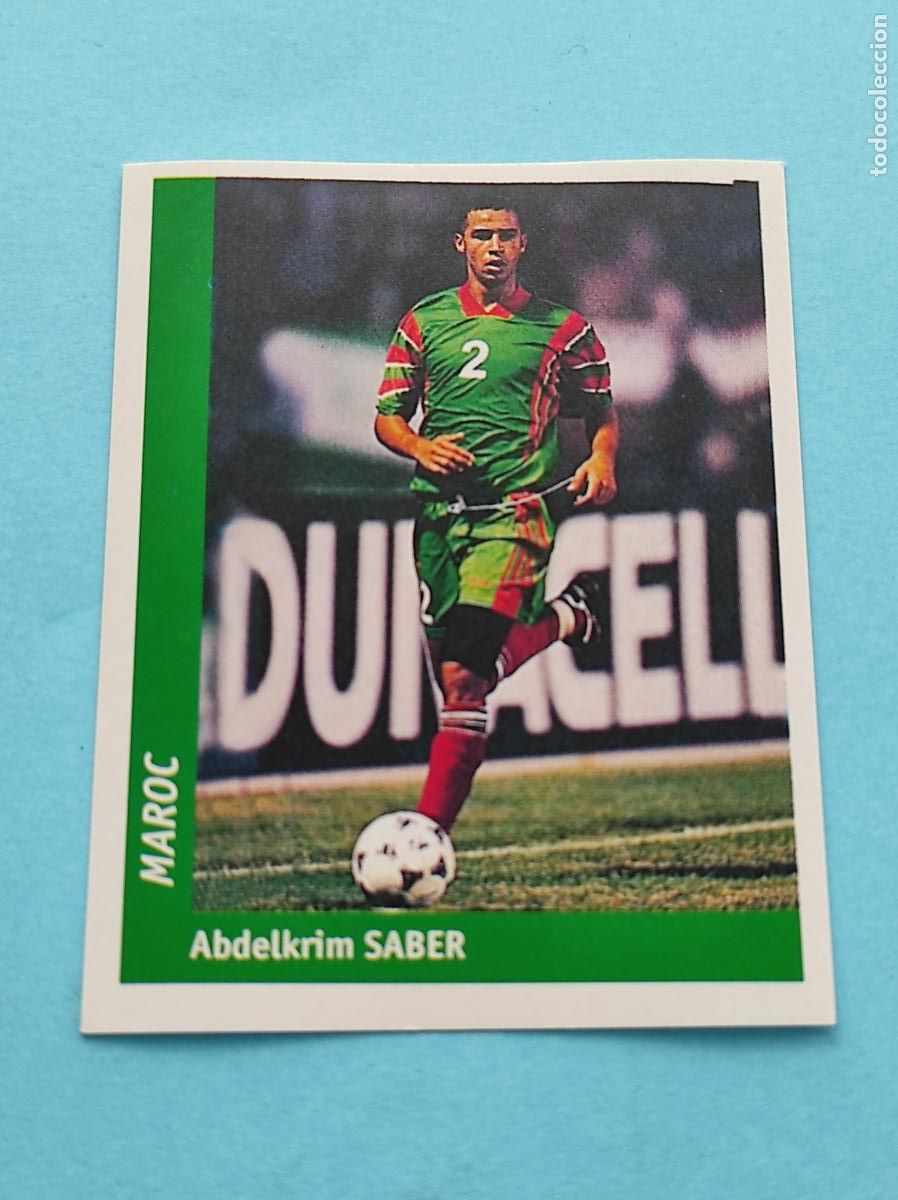 Football Stickers: 51 ABDELKRIM SABER (MAROC) - CROMO MUNDIAL FRANCIA 1998 DS FRANCE 98 DSWC98 WORLD CUP