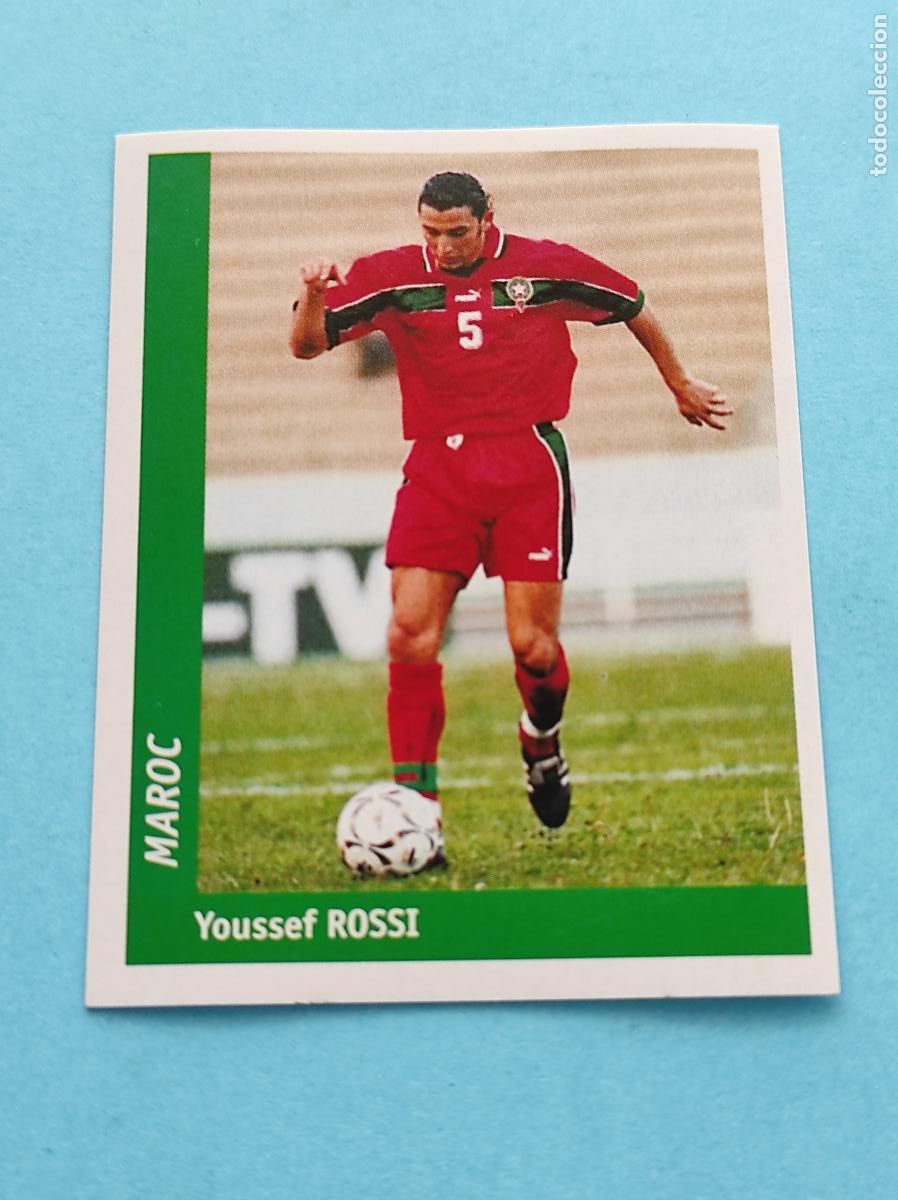 Football Stickers: 52 YOUSSEF ROSSI (MAROC) - CROMO MUNDIAL FRANCIA 1998 DS FRANCE 98 DSWC98 WORLD CUP