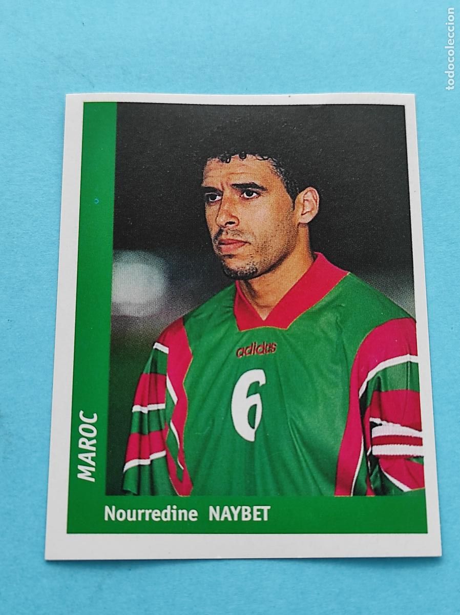 Football Stickers: 53 NOURREDINE NAYBET (MAROC) - CROMO MUNDIAL FRANCIA 1998 DS FRANCE 98 DSWC98 WORLD CUP