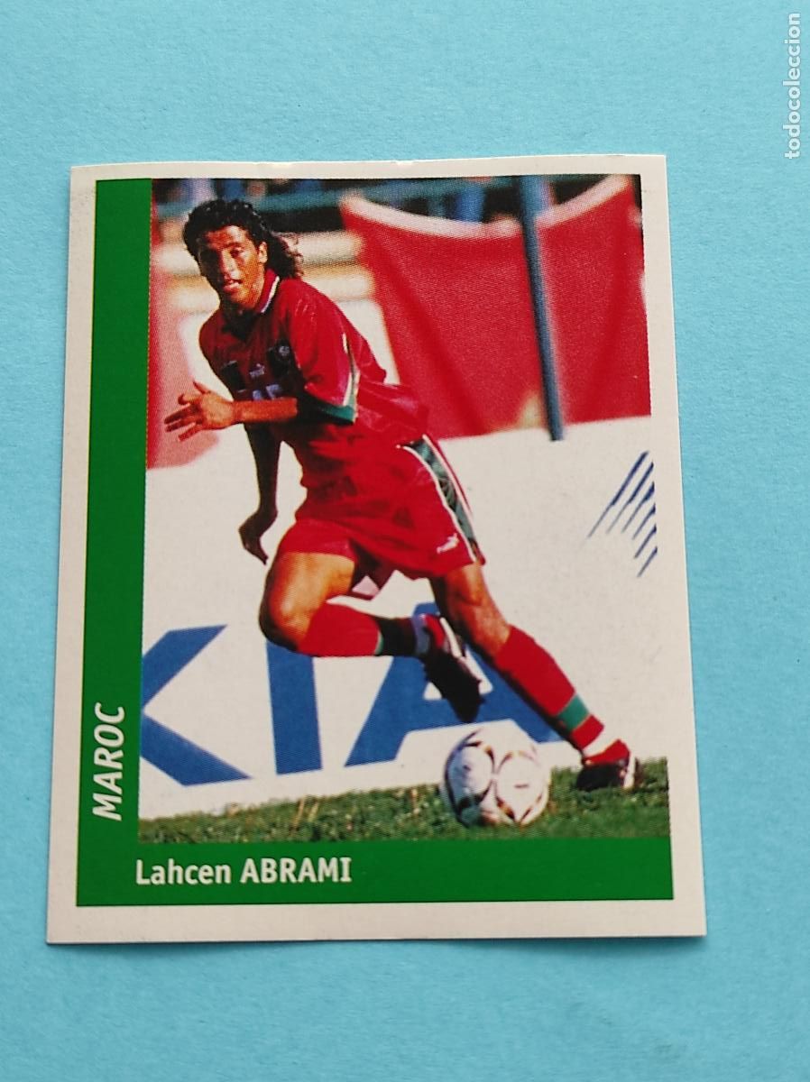 Football Stickers: 54 LAHCEN ABRAMI (MAROC) - CROMO MUNDIAL FRANCIA 1998 DS FRANCE 98 DSWC98 WORLD CUP