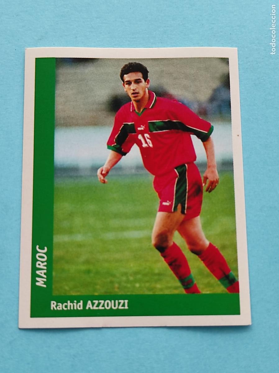 Football Stickers: 55 RACHID AZZOUZI (MAROC) - CROMO MUNDIAL FRANCIA 1998 DS FRANCE 98 DSWC98 WORLD CUP